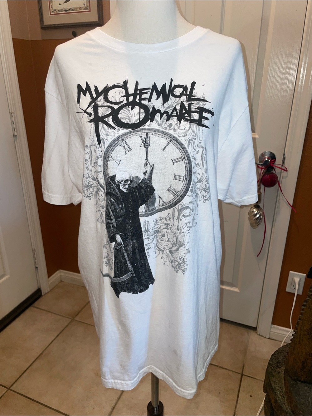 My Chemical Romance White Graphic Short-Sleeve Band Tee